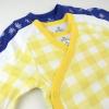 imageHonestBaby Baby Long Sleeve SideSnap Organic Cotton Kimono Bodysuits 3 Pack  LegacyBaby Daisy Violet