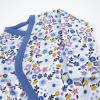 imageHonestBaby Baby Long Sleeve SideSnap Organic Cotton Kimono Bodysuits 3 Pack  LegacyFall Floral Purple