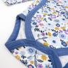 imageHonestBaby Baby Long Sleeve SideSnap Organic Cotton Kimono Bodysuits 3 Pack  LegacyFall Floral Purple