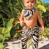 imageHonestBaby Baby and Toddler Organic Cotton Pull On Jogger Pants Multipack Legacy2pack Brown Zebra