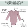 imageHonestBaby Long Sleeve Bodysuits Multipack Organic Cotton for Infant Baby Girls5pack Autumn Pinks