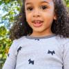 imageHonestBaby 2Piece Pajamas Sleepwear PJs 100 Organic Cotton for Infant Baby and Toddler BoyGrey Scotty Dog