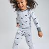 imageHonestBaby 2Piece Pajamas Sleepwear PJs 100 Organic Cotton for Infant Baby and Toddler BoyGrey Scotty Dog