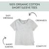 imageHonestBaby Baby Tshirt 100 Organic Cotton Infant BabyGray Ombre