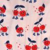 imageHonestBaby Baby Girls Celebration NonSlip Footed Pajamas OnePiece Sleeper ZipFront Pjs 100 Organic CottonCherry Crush