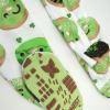 imageHonestBaby Baby Girls Celebration NonSlip Footed Pajamas OnePiece Sleeper ZipFront Pjs 100 Organic CottonShamrock Sprinkles