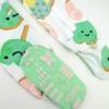 imageHonestBaby Baby Girls Celebration NonSlip Footed Pajamas OnePiece Sleeper ZipFront Pjs 100 Organic CottonShamrock Sweetness