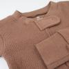 imageHonestBaby NonSlip Footed Pajamas OnePiece Sleeper ZipFront Pjs 100 Organic Cotton for Baby BoysBrown