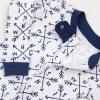imageHonestBaby NonSlip Footed Pajamas OnePiece Sleeper ZipFront Pjs 100 Organic Cotton for Baby BoysCompass