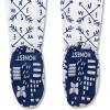 imageHonestBaby NonSlip Footed Pajamas OnePiece Sleeper ZipFront Pjs 100 Organic Cotton for Baby BoysCompass