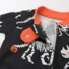 imageHonestBaby NonSlip Footed Pajamas OnePiece Sleeper ZipFront Pjs 100 Organic Cotton for Baby BoysDino Ween