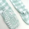 imageHonestBaby NonSlip Footed Pajamas OnePiece Sleeper ZipFront Pjs 100 Organic Cotton for Baby BoysGreen Check