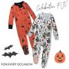 imageHonestBaby NonSlip Footed Pajamas OnePiece Sleeper ZipFront Pjs 100 Organic Cotton for Baby BoysHaunted House