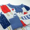 imageHonestBaby NonSlip Footed Pajamas OnePiece Sleeper ZipFront Pjs 100 Organic Cotton for Baby BoysIce Cream Independence