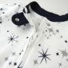 imageHonestBaby NonSlip Footed Pajamas OnePiece Sleeper ZipFront Pjs 100 Organic Cotton for Baby BoysJumbo Twinkle Star Navy