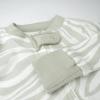 imageHonestBaby NonSlip Footed Pajamas OnePiece Sleeper ZipFront Pjs 100 Organic Cotton for Baby BoysLight Zanzibar Zebra