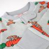 imageHonestBaby NonSlip Footed Pajamas OnePiece Sleeper ZipFront Pjs 100 Organic Cotton for Baby BoysRacing Rabbits