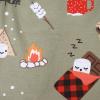 imageHonestBaby NonSlip Footed Pajamas OnePiece Sleeper ZipFront Pjs 100 Organic Cotton for Baby BoysSmores Camp