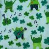 imageHonestBaby NonSlip Footed Pajamas OnePiece Sleeper ZipFront Pjs 100 Organic Cotton for Baby BoysSt Pats Boy
