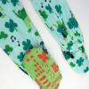 imageHonestBaby NonSlip Footed Pajamas OnePiece Sleeper ZipFront Pjs 100 Organic Cotton for Baby BoysSt Pats Boy
