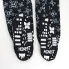 imageHonestBaby NonSlip Footed Pajamas OnePiece Sleeper ZipFront Pjs 100 Organic Cotton for Baby BoysTossed SkullsBlack