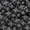 imageHonestBaby NonSlip Footed Pajamas OnePiece Sleeper ZipFront Pjs 100 Organic Cotton for Baby BoysTossed SkullsBlack