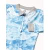 imageHonestBaby NonSlip Footed Pajamas OnePiece Sleeper ZipFront Pjs 100 Organic Cotton for Baby BoysWatercolor World