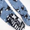 imageHonestBaby NonSlip Footed Pajamas OnePiece Sleeper ZipFront Pjs 100 Organic Cotton for Baby BoysWhales