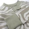 imageHonestBaby NonSlip Footed Pajamas OnePiece Sleeper ZipFront Pjs 100 Organic Cotton for Baby BoysZanzibar Zebra