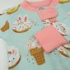 imageHonestBaby Unisex Baby Celebration NonSlip Footed Pajamas OnePiece Sleeper ZipFront Pjs 100 Organic CottonBakery Bunnies
