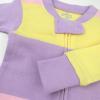 imageHonestBaby Unisex Baby Celebration NonSlip Footed Pajamas OnePiece Sleeper ZipFront Pjs 100 Organic CottonEaster Stripe Pink