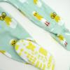 imageHonestBaby Unisex Baby Celebration NonSlip Footed Pajamas OnePiece Sleeper ZipFront Pjs 100 Organic CottonHatch Mint
