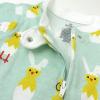 imageHonestBaby Unisex Baby Celebration NonSlip Footed Pajamas OnePiece Sleeper ZipFront Pjs 100 Organic CottonHatch Mint