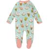 imageHonestBaby Unisex Baby Celebration Sleep ampamp Play Footed OnePiece Pajama Sleeper 100 Organic CottonBakery Bunnies