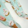 imageHonestBaby Unisex Baby Celebration Sleep ampamp Play Footed OnePiece Pajama Sleeper 100 Organic CottonBakery Bunnies