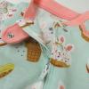 imageHonestBaby Unisex Baby Celebration Sleep ampamp Play Footed OnePiece Pajama Sleeper 100 Organic CottonBakery Bunnies
