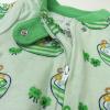 imageHonestBaby Unisex Baby Celebration Sleep ampamp Play Footed OnePiece Pajama Sleeper 100 Organic CottonClover Crunch