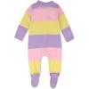 imageHonestBaby Unisex Baby Celebration Sleep ampamp Play Footed OnePiece Pajama Sleeper 100 Organic CottonEaster Stripe Pink