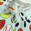 imageHonestBaby Unisex Baby Celebration Sleep ampamp Play Footed OnePiece Pajama Sleeper 100 Organic CottonEggcellent Player
