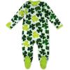 imageHonestBaby Unisex Baby Celebration Sleep ampamp Play Footed OnePiece Pajama Sleeper 100 Organic CottonFroggy Fortune