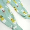 imageHonestBaby Unisex Baby Celebration Sleep ampamp Play Footed OnePiece Pajama Sleeper 100 Organic CottonHatch Mint