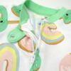 imageHonestBaby Unisex Baby Celebration Sleep ampamp Play Footed OnePiece Pajama Sleeper 100 Organic CottonShamrock Sweetness