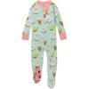 imageHonestBaby Unisex Baby Celebration NonSlip Footed Pajamas OnePiece Sleeper ZipFront Pjs 100 Organic CottonBakery Bunnies