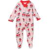 imageHonestBaby Unisex Baby Celebration Sleep ampamp Play Footed OnePiece Pajama Sleeper 100 Organic CottonCherry Crush