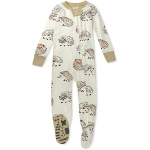 imageHonestBaby NonSlip Footed Pajamas OnePiece Sleeper ZipFront Pjs 100 Organic Cotton for Baby BoysCamo Hog