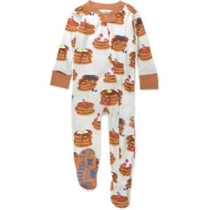 imageHonestBaby NonSlip Footed Pajamas OnePiece Sleeper ZipFront Pjs 100 Organic Cotton for Baby BoysStacked