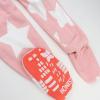 imageHonestBaby Baby Girls Classics NonSlip Footed Pajamas OnePiece Sleeper ZipFront Pjs 100 Organic CottonJumbo Star Pink