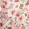 imageHonestBaby Baby Girls Classics NonSlip Footed Pajamas OnePiece Sleeper ZipFront Pjs 100 Organic CottonPainted Floral Pink