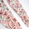 imageHonestBaby Baby Girls Classics NonSlip Footed Pajamas OnePiece Sleeper ZipFront Pjs 100 Organic CottonPainted Floral Pink