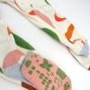 imageHonestBaby Baby Girls Classics NonSlip Footed Pajamas OnePiece Sleeper ZipFront Pjs 100 Organic CottonSlice O Apple